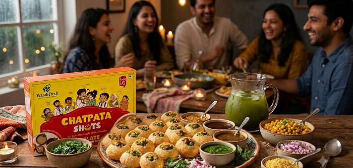 Monsoon Chaat Platter for Guests